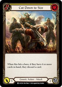 Cut Down to Size (Yellow) (OUT202) [Outsiders]