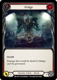 Malign (Red) (ARA010) [Blitz Deck: Outsiders - Arakni]
