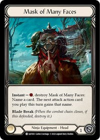 Mask of Many Faces (KAT003) [Blitz Deck: Outsiders - Katsu]