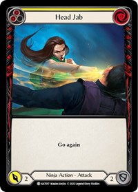 Head Jab (Yellow) (KAT017) [Blitz Deck: Outsiders - Katsu]