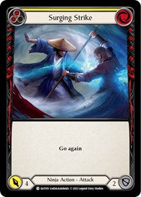 Surging Strike (Yellow) (KAT019) [Blitz Deck: Outsiders - Katsu]