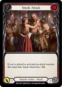 Sneak Attack (Red) (UZU007) [Blitz Deck: Outsiders - Uzuri]