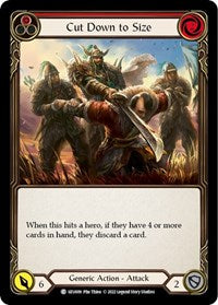 Cut Down to Size (Red) (UZU009) [Blitz Deck: Outsiders - Uzuri]