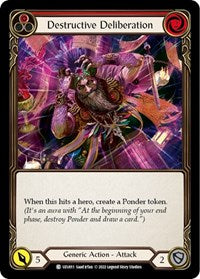 Destructive Deliberation (Red) (UZU011) [Blitz Deck: Outsiders - Uzuri]