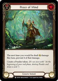 Peace of Mind (Red) (UZU016) [Blitz Deck: Outsiders - Uzuri]