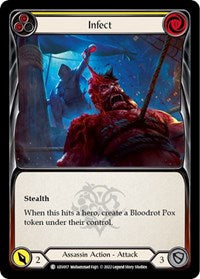 Infect (Yellow) (UZU017) [Blitz Deck: Outsiders - Uzuri]