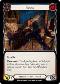 Isolate (Blue) (UZU022) [Blitz Deck: Outsiders - Uzuri]