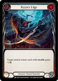 Razor's Edge (Blue) (UZU026) [Blitz Deck: Outsiders - Uzuri]