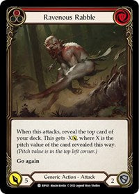Ravenous Rabble (Red) (RIP021) [Blitz Deck: Outsiders - Riptide]