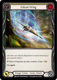 Falcon Wing (Yellow) (RIP024) [Blitz Deck: Outsiders - Riptide]
