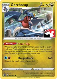 Garchomp (109/172) [Prize Pack Series Cards]
