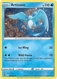 Articuno (Cosmos Holo) (036/195) [Miscellaneous Cards & Products]