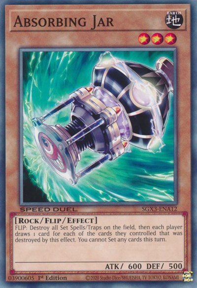 Absorbing Jar (SGX3-ENA12) [Speed Duel GX: Duelists of Shadows]