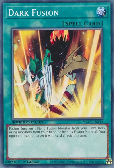 Dark Fusion (SGX3-ENA13) [Speed Duel GX: Duelists of Shadows]
