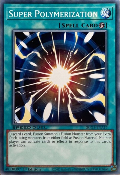Super Polymerization (SGX3-ENA17) [Speed Duel GX: Duelists of Shadows]