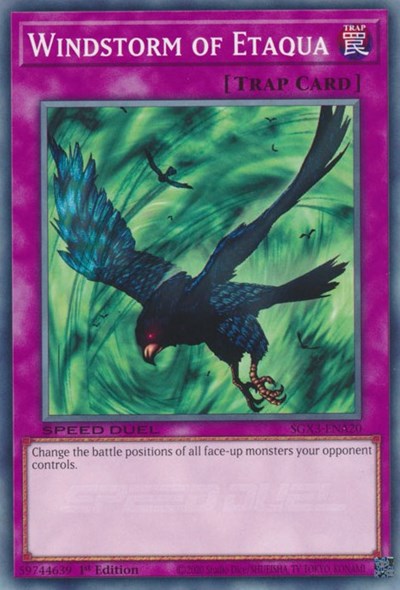 Windstorm of Etaqua (SGX3-ENA20) [Speed Duel GX: Duelists of Shadows]