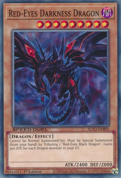 Red-Eyes Darkness Dragon (SGX3-ENB01) [Speed Duel GX: Duelists of Shadows]