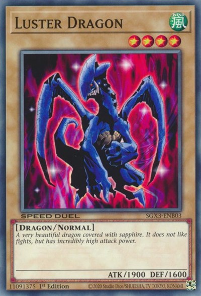 Luster Dragon (SGX3-ENB03) [Speed Duel GX: Duelists of Shadows]