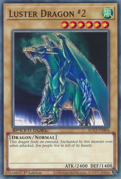 Luster Dragon #2 (SGX3-ENB04) [Speed Duel GX: Duelists of Shadows]