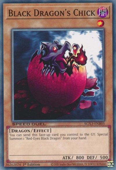 Black Dragon's Chick (SGX3-ENB05) [Speed Duel GX: Duelists of Shadows]