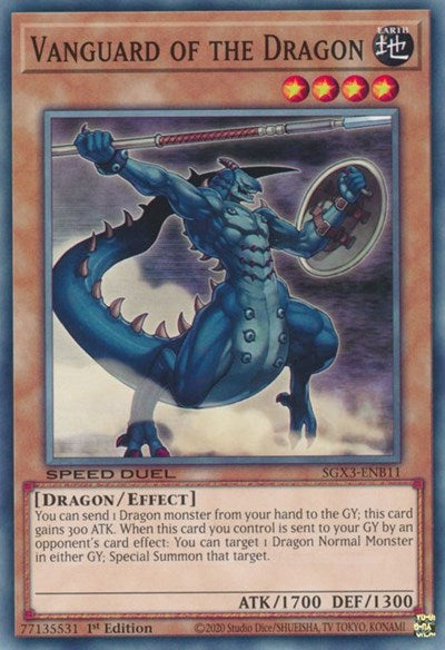 Vanguard of the Dragon (SGX3-ENB11) [Speed Duel GX: Duelists of Shadows]