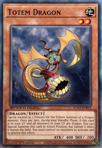 Totem Dragon (SGX3-ENB12) [Speed Duel GX: Duelists of Shadows]
