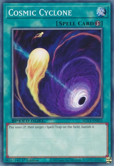 Cosmic Cyclone (SGX3-ENB15) [Speed Duel GX: Duelists of Shadows]