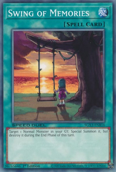 Swing of Memories (SGX3-ENB16) [Speed Duel GX: Duelists of Shadows]