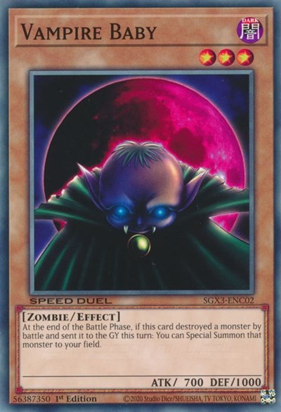 Vampire Baby (SGX3-ENC02) [Speed Duel GX: Duelists of Shadows]