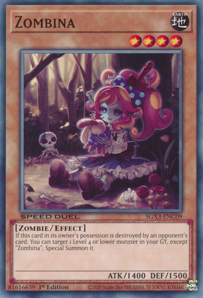 Zombina (SGX3-ENC09) [Speed Duel GX: Duelists of Shadows]