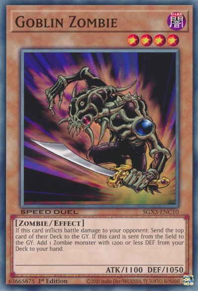 Goblin Zombie (SGX3-ENC10) [Speed Duel GX: Duelists of Shadows]