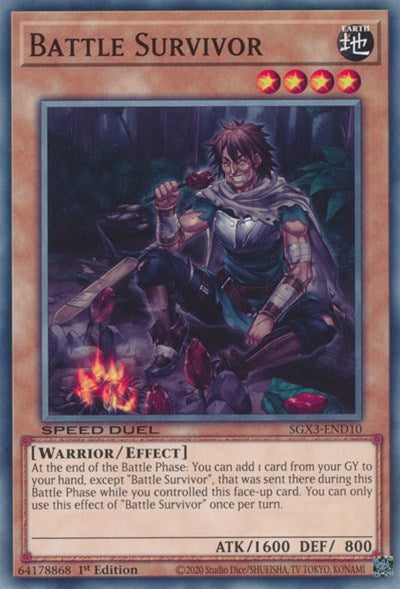 Battle Survivor (SGX3-END10) [Speed Duel GX: Duelists of Shadows]