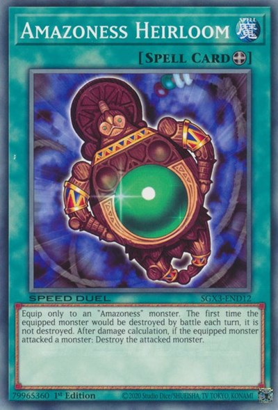 Amazoness Heirloom (SGX3-END12) [Speed Duel GX: Duelists of Shadows]