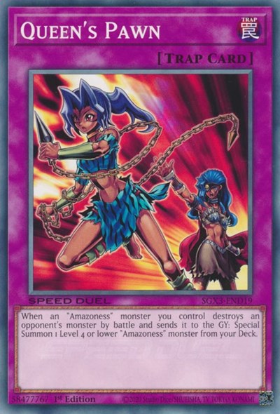 Queen's Pawn (SGX3-END19) [Speed Duel GX: Duelists of Shadows]