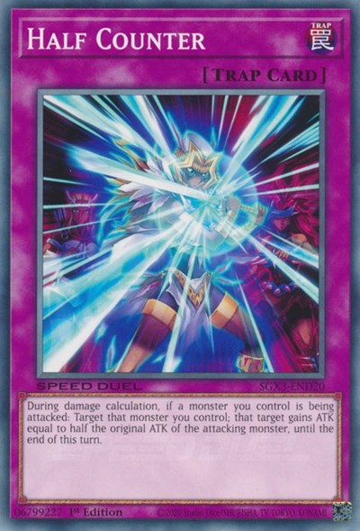 Half Counter (SGX3-END20) [Speed Duel GX: Duelists of Shadows]