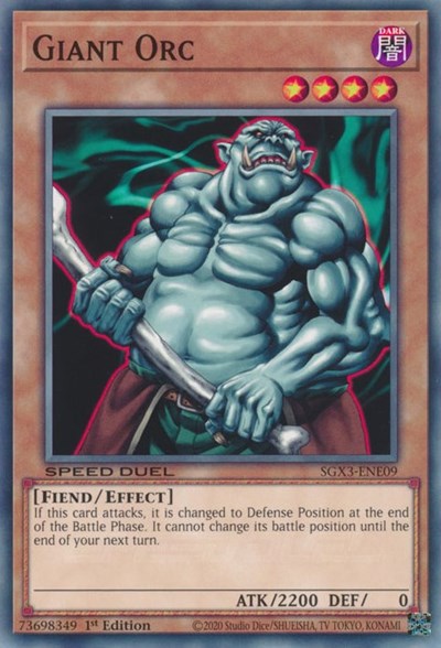 Giant Orc (SGX3-ENE09) [Speed Duel GX: Duelists of Shadows]