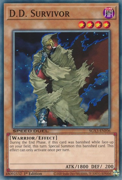D.D. Survivor (SGX3-ENF06) [Speed Duel GX: Duelists of Shadows]