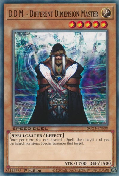 D.D.M. - Different Dimension Master (SGX3-ENF08) [Speed Duel GX: Duelists of Shadows]
