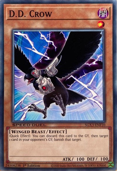 D.D. Crow (SGX3-ENF10) [Speed Duel GX: Duelists of Shadows]