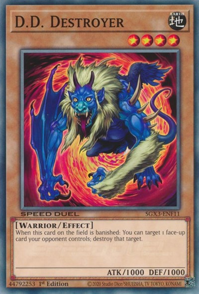 D.D. Destroyer (SGX3-ENF11) [Speed Duel GX: Duelists of Shadows]