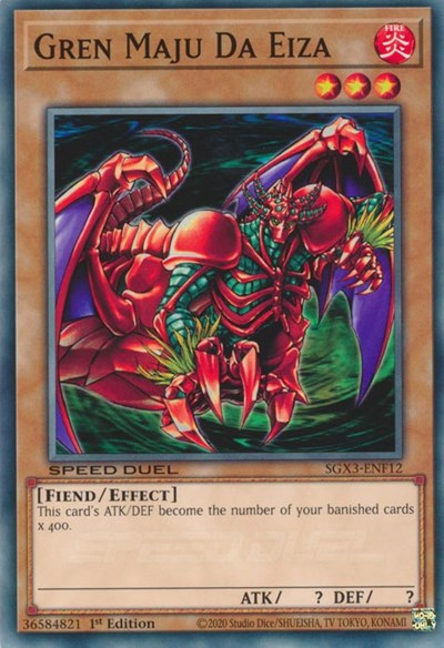 Gren Maju Da Eiza (SGX3-ENF12) [Speed Duel GX: Duelists of Shadows]