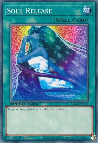 Soul Release (SGX3-ENF14) [Speed Duel GX: Duelists of Shadows]