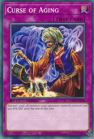 Curse of Aging (SGX3-ENF20) [Speed Duel GX: Duelists of Shadows]