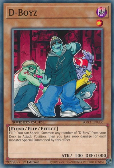 D-Boyz (SGX3-ENG06) [Speed Duel GX: Duelists of Shadows]