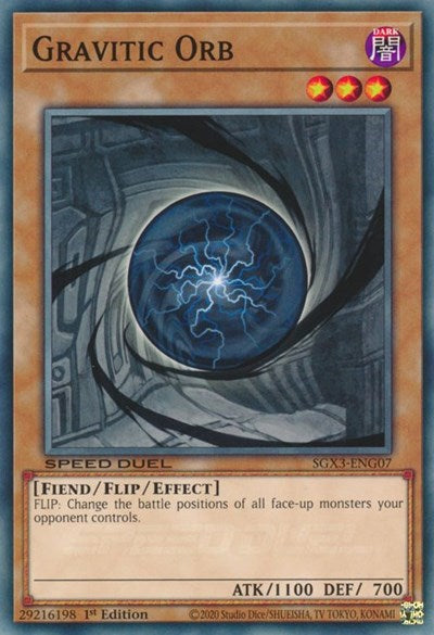 Gravitic Orb (SGX3-ENG07) [Speed Duel GX: Duelists of Shadows]