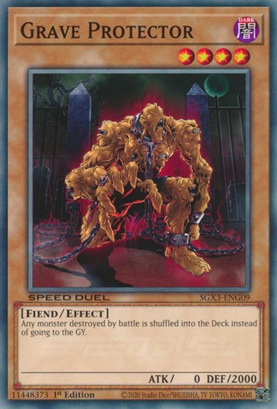 Grave Protector (SGX3-ENG09) [Speed Duel GX: Duelists of Shadows]