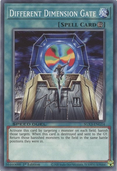 Different Dimension Gate (G) (SGX3-ENG14) [Speed Duel GX: Duelists of Shadows]