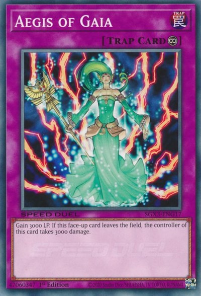 Aegis of Gaia (SGX3-ENG17) [Speed Duel GX: Duelists of Shadows]