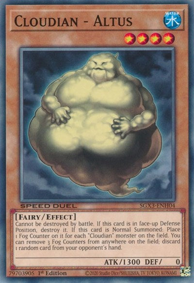 Cloudian - Altus (SGX3-ENH04) [Speed Duel GX: Duelists of Shadows]