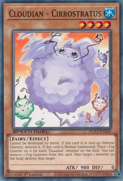 Cloudian - Cirrostratus (SGX3-ENH05) [Speed Duel GX: Duelists of Shadows]